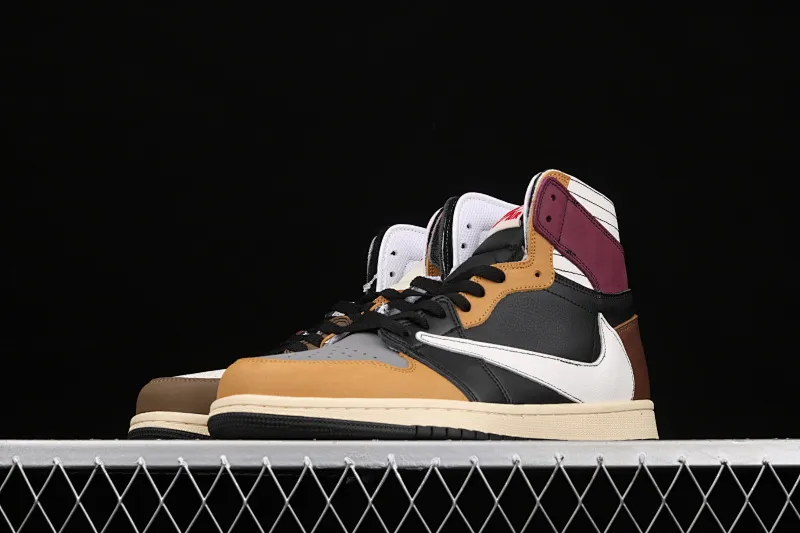 All Categories Air Jordan Jordan Series Basketball Shoes Air Jordan 1 High Z Version Travis Scott x Air Jordan 1 High OG AJ1 Joe 1 Mandarin Duck Overhook CD4487-101